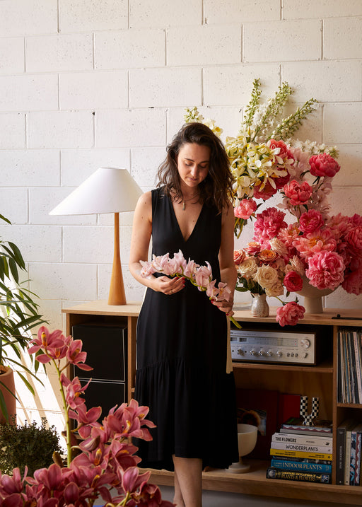 Florist Gina Lasker’s Home Meets Workspace Is Blooming with Colour and Charm