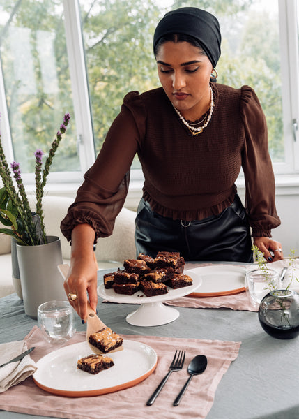 Zaynab Issa's Decadent Salted Tahini Brownies