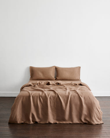 Portobello 100% French Flax Linen Duvet Cover