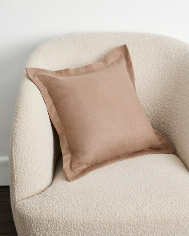 Portobello 100% French Flax Linen Cushion Cover