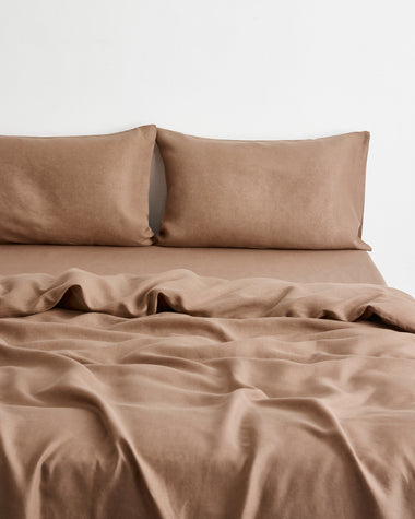 Portobello 100% French Flax Linen Duvet Cover