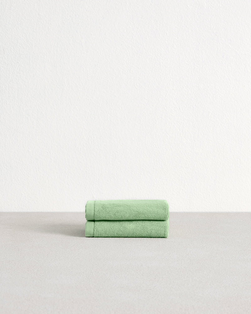 Apple 100% Cotton Terry Face Washers (Set of Two)