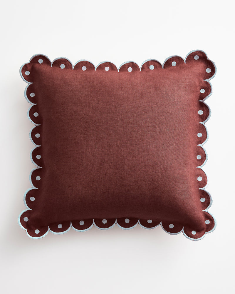 Cacao & Coast 100% French Flax Linen Arch Cushion Cover