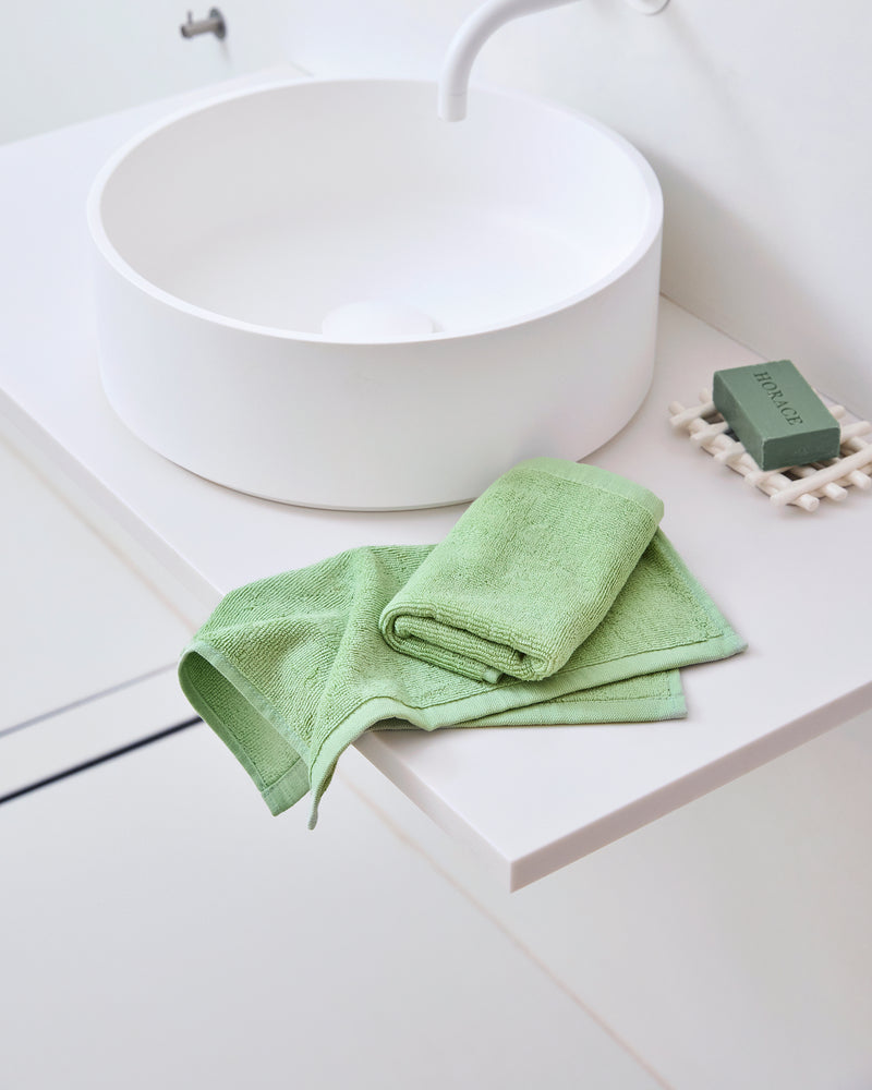 Apple 100% Cotton Terry Face Washers (Set of Two)