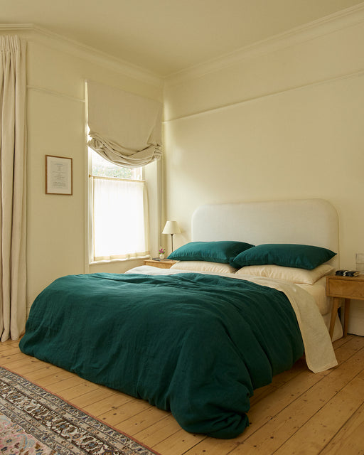 Crème 100% French Flax Linen Pillowcases (Set of Two)