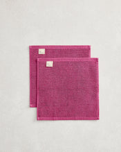 Berry 100% Cotton Terry Face Washers (Set of Two) - view
