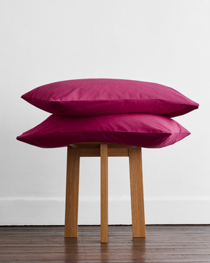 Berry 100% Organic Cotton Pillowcases (Set of Two)