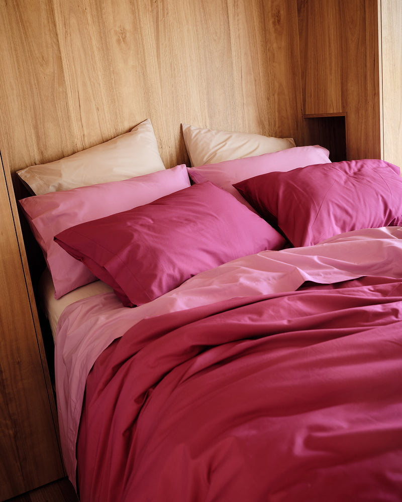 Berry, Bubblegum & Oyster 100% Organic Cotton Bedding Bundle