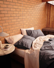 Graphite & Oyster 100% Organic Cotton Bedding Bundle - view