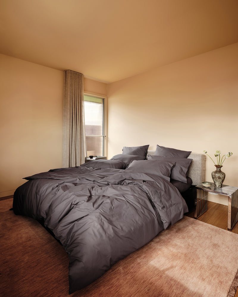 Graphite 100% Organic Cotton Fitted Sheet