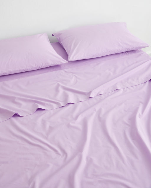 Violet 100% Organic Cotton Fitted Sheet