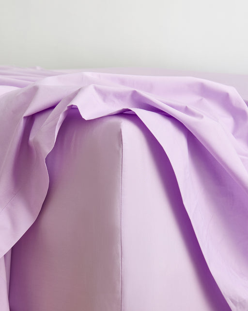 Violet 100% Organic Cotton Fitted Sheet