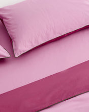 Berry, Bubblegum & Moss Piped 100% Organic Cotton Pillowcases (Set of Two) - view