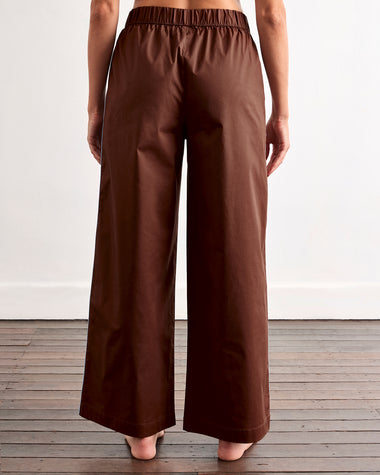 Espresso & Sky Piped Pants