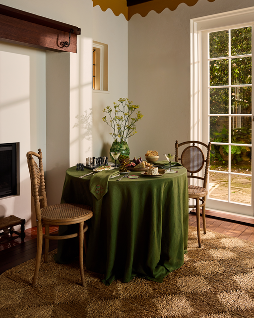 Les Fruits Olive Napkins (Set of Four)