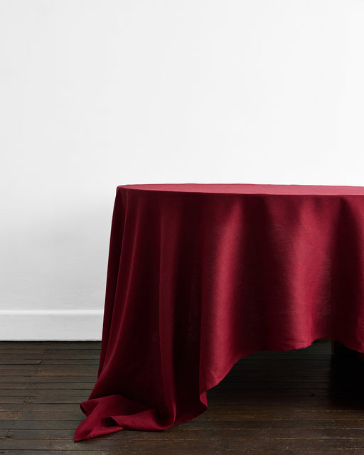 Mulberry French Flax Linen Tablecloth