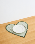 Sage & Olive  Heart Placemats (Set of Two)