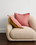 Pink Clay & Turmeric  Cushion Cover