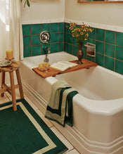 Forest & Sage Two-Toned 100% Cotton Terry Bath Sheet Bundle - view