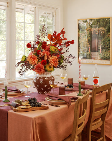 Hazelnut 100% French Flax Linen Tablecloth