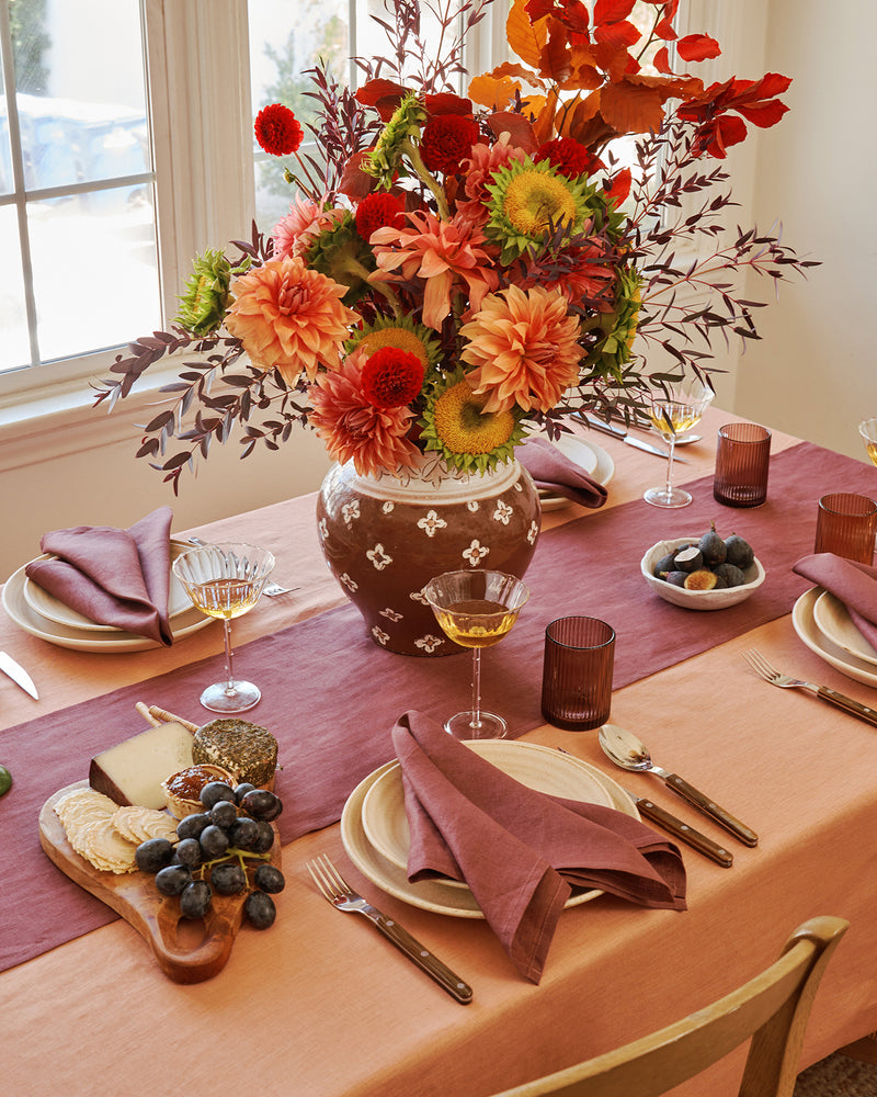 Hazelnut 100% French Flax Linen Tablecloth