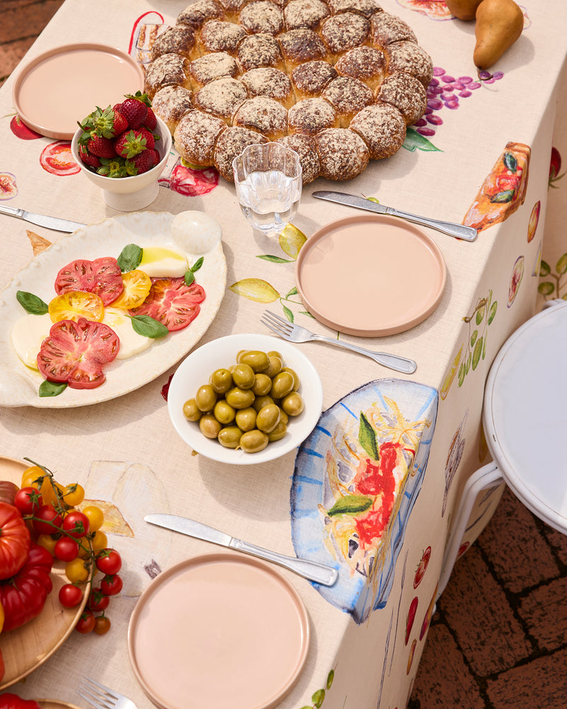 La Tavola 100% French Flax Linen Tablecloth