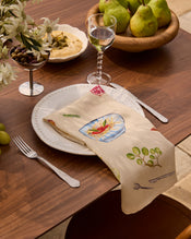 La Tavola 100% French Flax Linen Napkins (Set of Four) - view