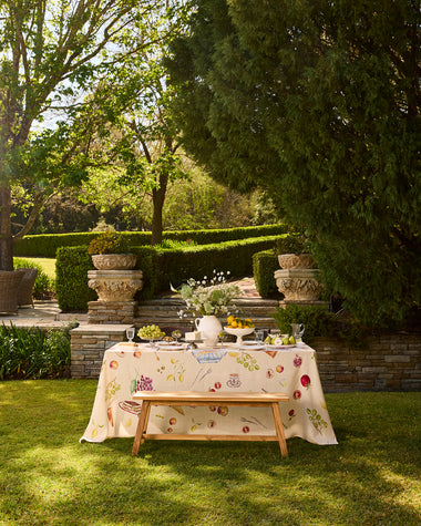 La Tavola 100% French Flax Linen Tablecloth