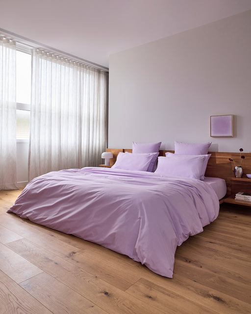 Violet 100% Organic Cotton Fitted Sheet