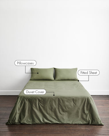 Eucalyptus 100% Organic Cotton Bedding Set