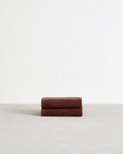 Espresso Terry 100% Cotton Face Washers (Set of Two) - view