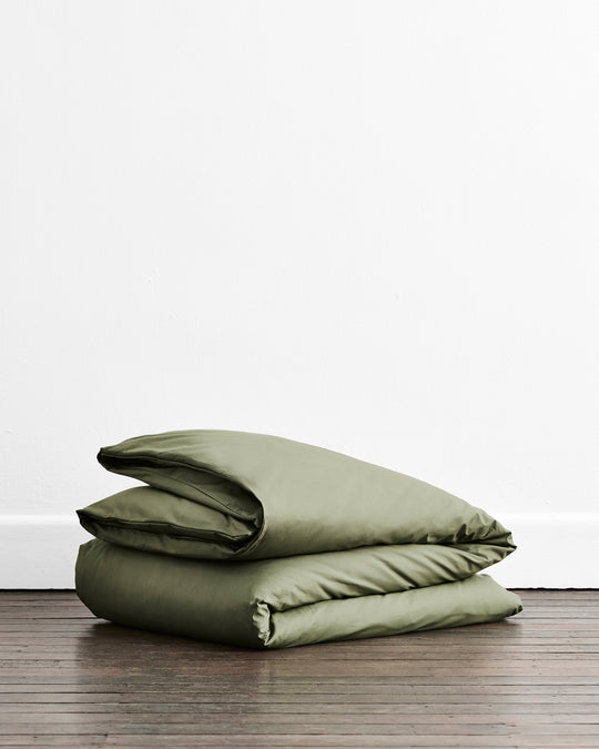 Eucalyptus 100% Organic Cotton Duvet Cover Set