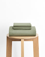 Eucalyptus 100% Organic Cotton Duvet Cover Set - view