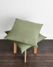 Eucalyptus 100% Organic Cotton European Pillowcases (Set of Two) - view