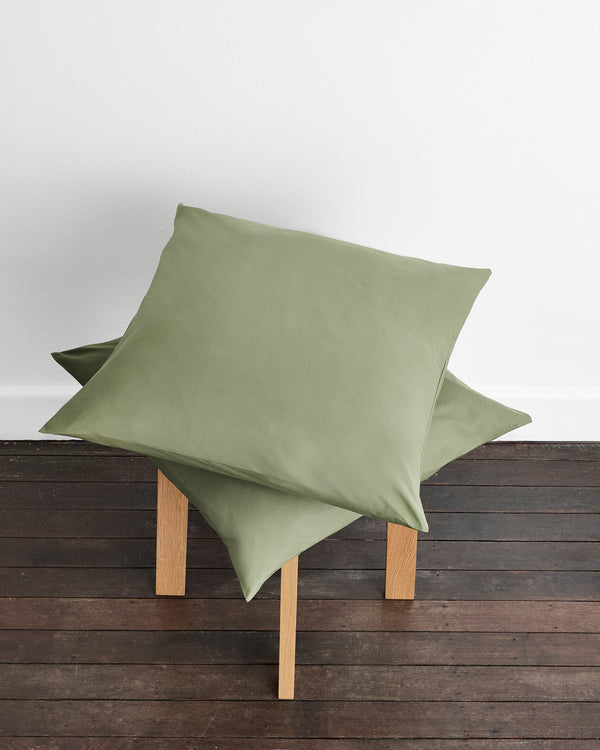 Eucalyptus 100% Organic Cotton European Pillowcases (Set of Two)