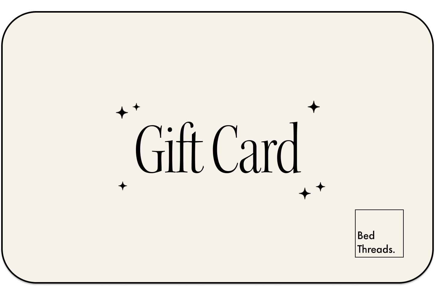 Bed Threads Digital Gift Card