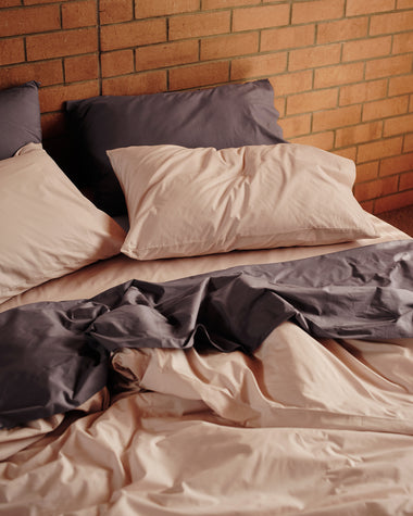 Oyster & Graphite 100% Organic Cotton Bedding Bundle