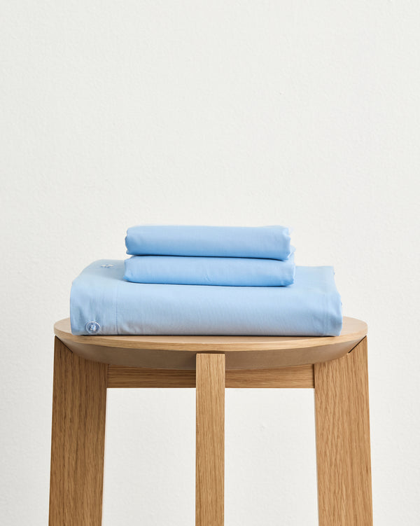 Sky 100% Organic Cotton Duvet Cover Set