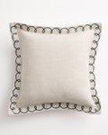Oatmeal & Charcoal  Swirl Cushion Cover