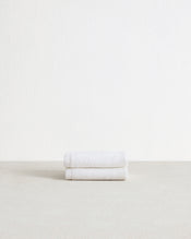 Crisp White 100% Cotton Terry Face Washers (Set of Two) - view