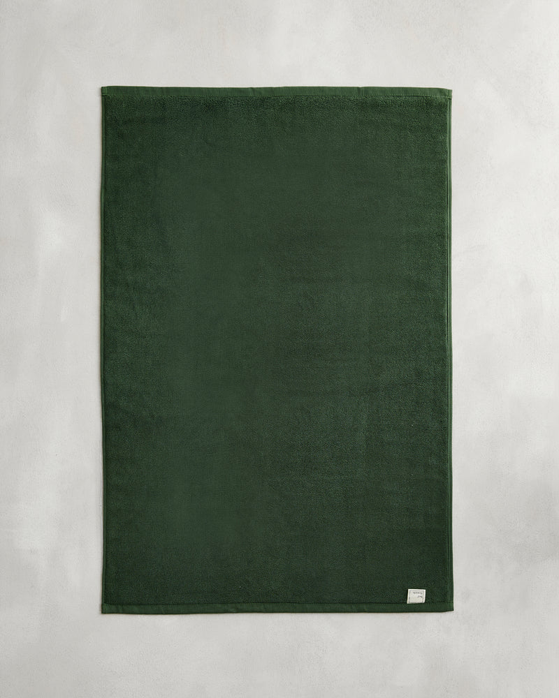 Moss 100% Cotton Terry Bath Mat