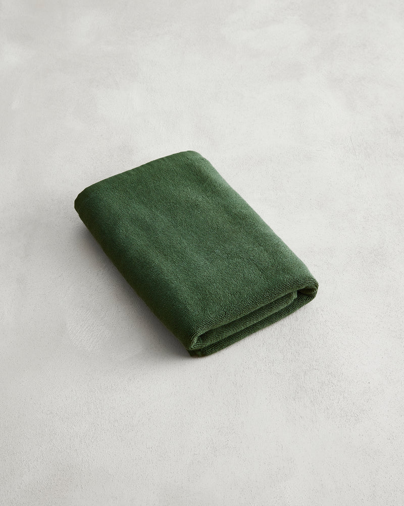 Moss 100% Cotton Terry Bath Mat