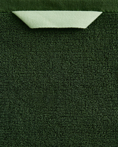 Moss 100% Cotton Terry Bath Towels (Set of Two)