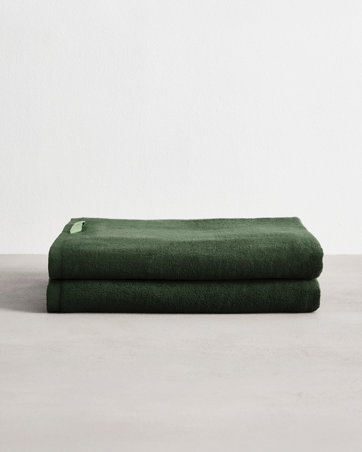 Moss 100% Cotton Terry Bath Sheets (Set of Two) – Bed Threads