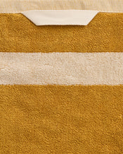 Crème & Turmeric Two-Toned 100% Cotton Terry Bath Sheets (Set of Two) - view
