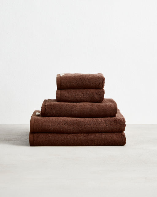 Espresso 100% Cotton Terry Bath Towel Bundle