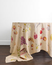 La Tavola 100% French Flax Linen Tablecloth - view