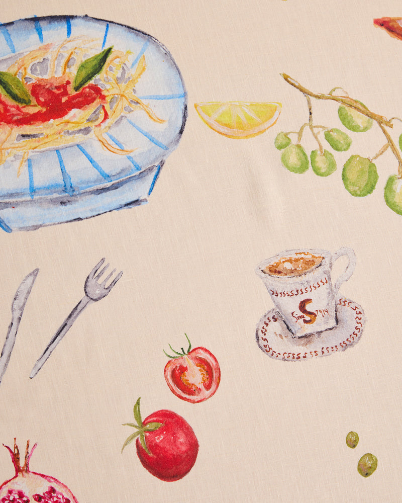 La Tavola 100% French Flax Linen Table Runner
