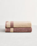 Two-Toned  Bath Towels (Set of Two)