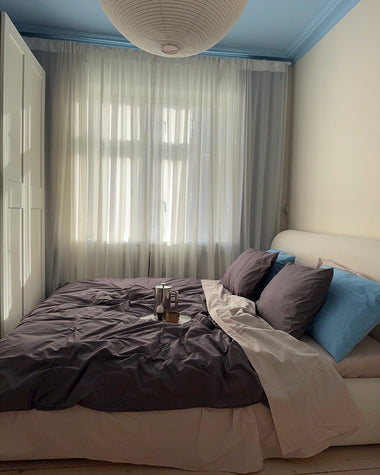 Graphite, Oyster & Sky 100% Organic Cotton Bedding Bundle